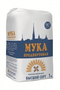 Мука Предпортовая пшеничная  высший сорт 1кг