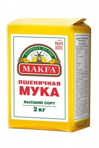 Мука Макфа пшеничная высший сорт 2кг