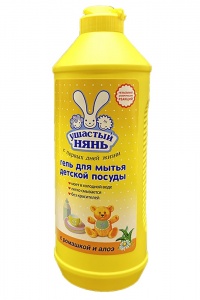 Средство гелеобразное для мытья детской посуды Ушастый Нянь 500мл