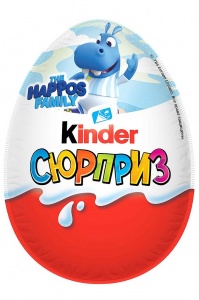 Шок яйцо Киндер Сюрприз 20г лицензия