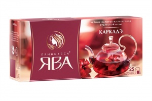 Чай Принцесса Ява Каркаде в пакетиках 25шт
