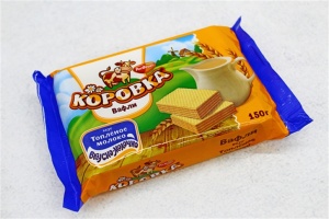 Вафли Коровка топленое молоко 150г