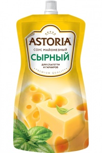 Соус майонезный Астория Сырный 42% д/п 233г