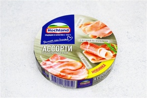 Сыр плавленный Хохланд ассорти деликатесное круг 140г