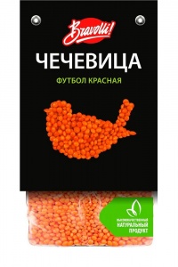 Чечевица Браволли красная Футбол 350г