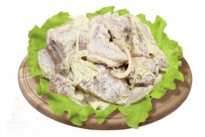 Шашлык куриный в сливочном маринаде