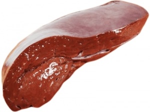 Печень говяжья замороженная