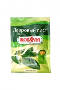 Приправа Котани лавровый лист отбеленный целый сушеный 5г