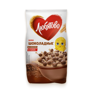 Завтрак Любятово шарики шоколадные 200г