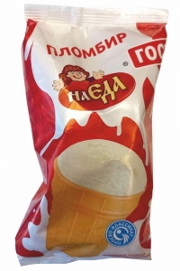 Мороженое НаЕда пломбир в вафельном стаканчике 60г