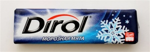 Жевательная резинка Дирол Морозная мята 13,6г
