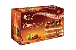 Торт Черемушки Карамелия 400г