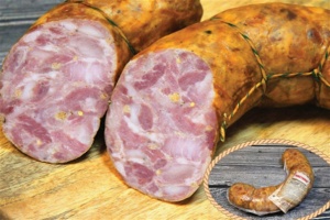 Колбаса Деревенская с чесночком  полукопченая  Старая Станица