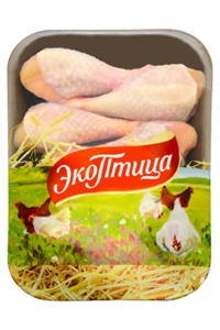 Голень цыпленка бройлера охлаэженная ЭкоПтица лоток